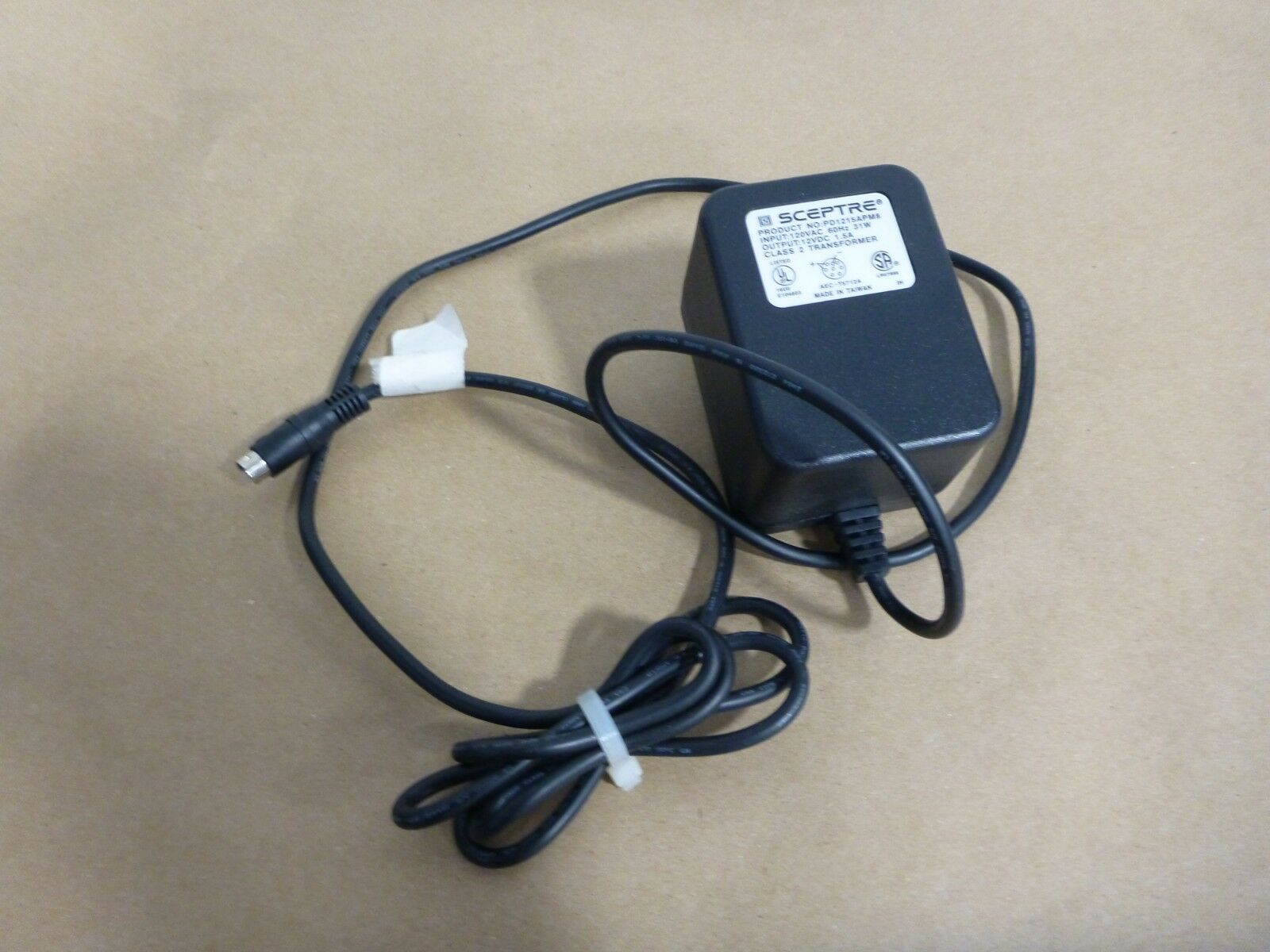 *Brand NEW*Sceptre PD1215AMP8 Class 2 Transformer 12V 1.5A Ac Adapter